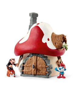 Schleich Smurfs Smurf House with 2 figurines 20803