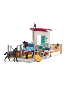 Schleich Horse Club Horse box with Mare and Foal 42611