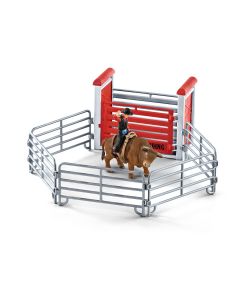 Schleich 41419 Bull riding with cowboy