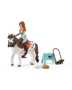 Schleich 42518 Little sister & shetland pony mare