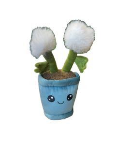 Take me home plant pluche paardenbloem Blauw 23 cm 660663